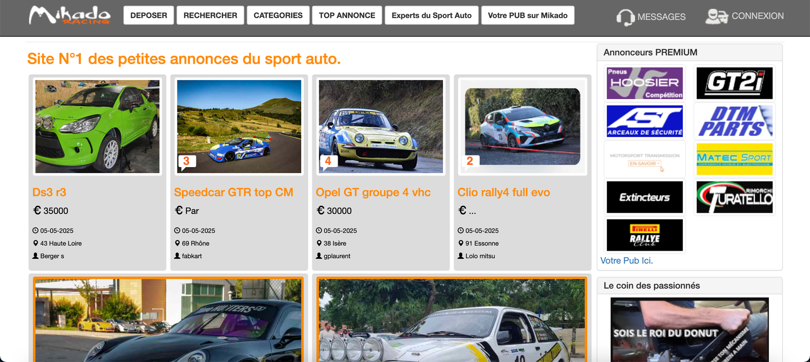 plateforme mikado racing