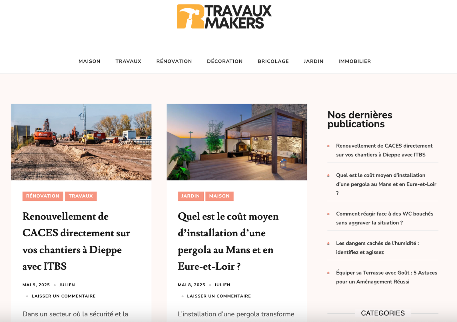 travauxmakers.Fr contact