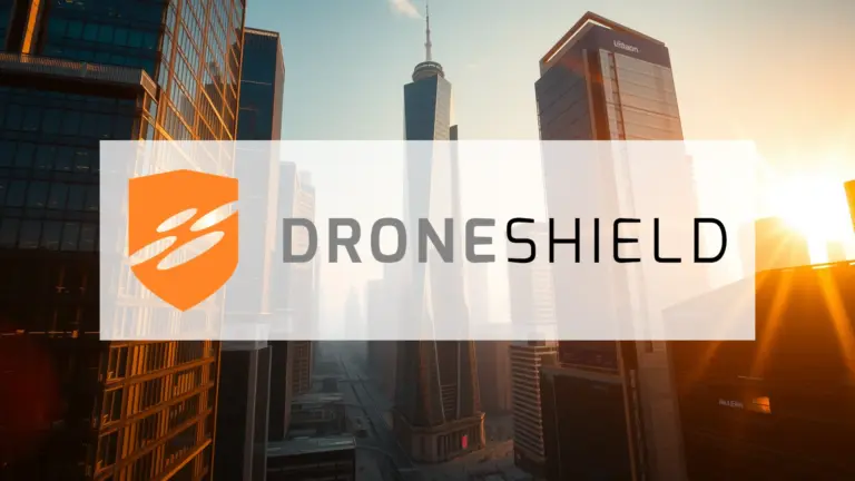 Logo et informations de DroneShield