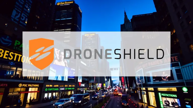 DroneShield : une percée stratégique dans la sécurité aéroportuaire Logo et informations de DroneShield