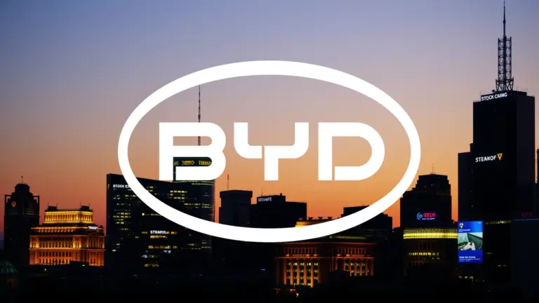 Logo et informations de BYD