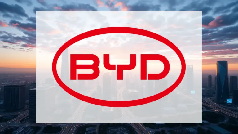 Logo et informations de BYD
