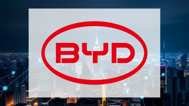 Logo et informations de BYD