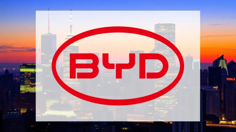 Logo et informations de BYD
