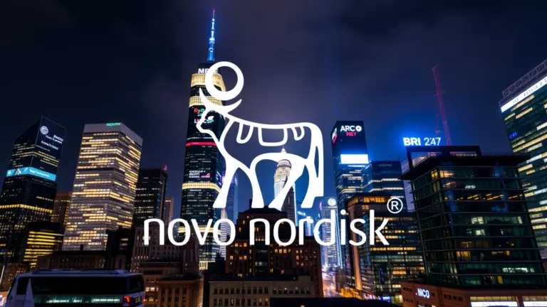 Novo Nordisk mise 2,1 milliards de dollars sur un traitement prometteur Logo et informations de Novo Nordisk