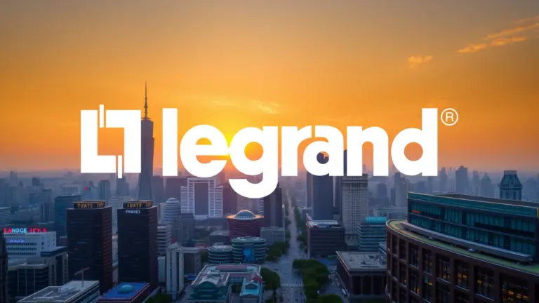 Legrand : une valorisation en forte hausse soutenue par une acquisition majeure Logo et informations de Legrand