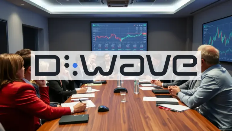 Duel boursier dans l’informatique quantique : deux approches technologiques s’affrontent Logo et informations de D-Wave Quantum