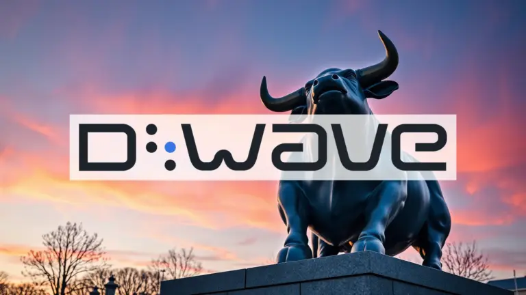 D-Wave Quantum : L’action profite de l’engouement pour l’intelligence artificielle Logo et informations de D-Wave Quantum