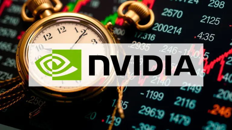 Nvidia : un coup d’arrêt pour le géant de l’IA après des sommets historiques Logo et informations de Nvidia