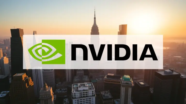 Nvidia : l’heure de vérité pour le géant des puces IA Logo et informations de Nvidia