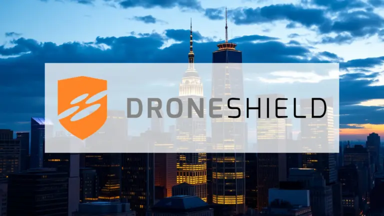 Logo et informations de DroneShield