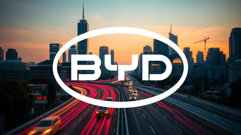 BYD en difficulté : la chute vertigineuse du champion chinois des véhicules électriques Logo et informations de BYD