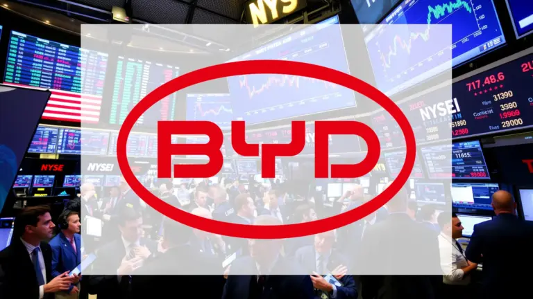 BYD en difficulté : analyse d’une période de turbulences boursières Logo et informations de BYD