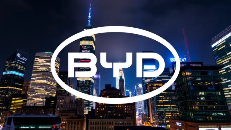 Logo et informations de BYD