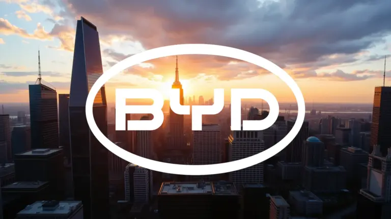 Logo et informations de BYD