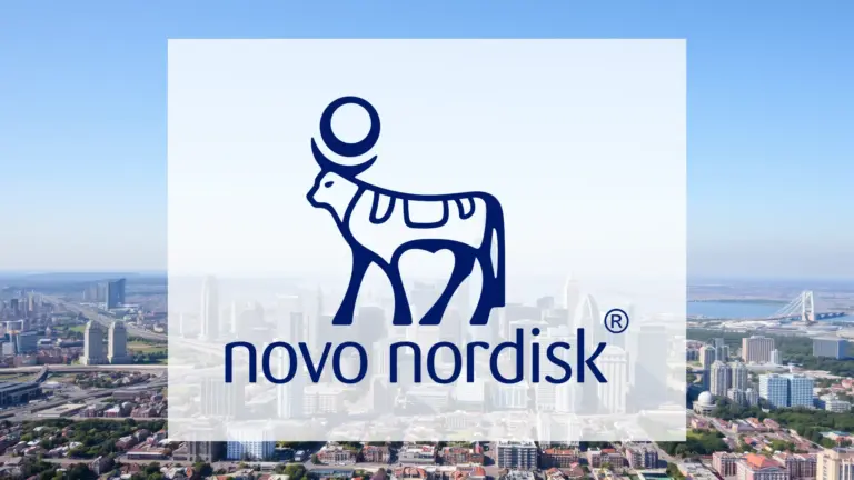 Novo Nordisk : la chute s’accélère pour le géant danois Logo et informations de Novo Nordisk