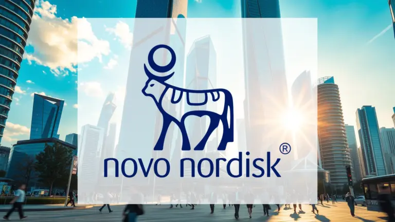 Logo et informations de Novo Nordisk
