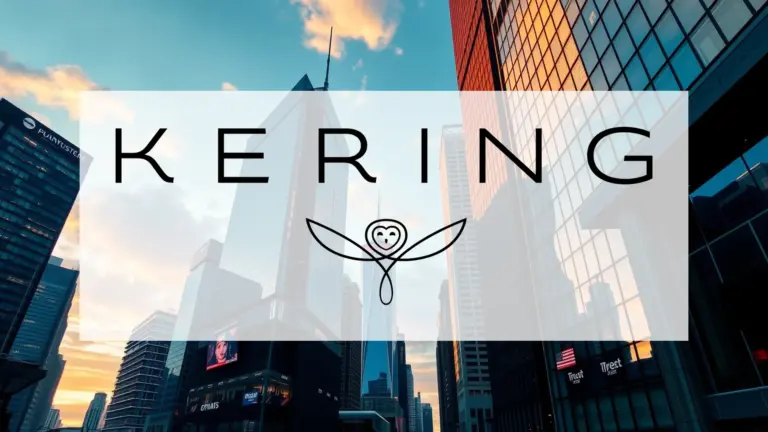 Kering : la spectaculaire métamorphose du géant du luxe Logo et informations de Kering
