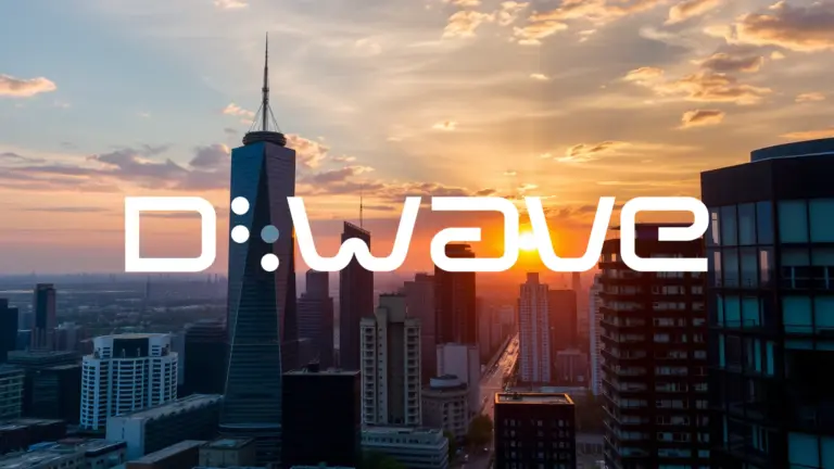 Logo et informations de D-Wave Quantum