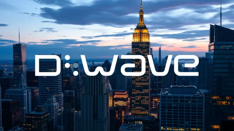 Logo et informations de D-Wave Quantum