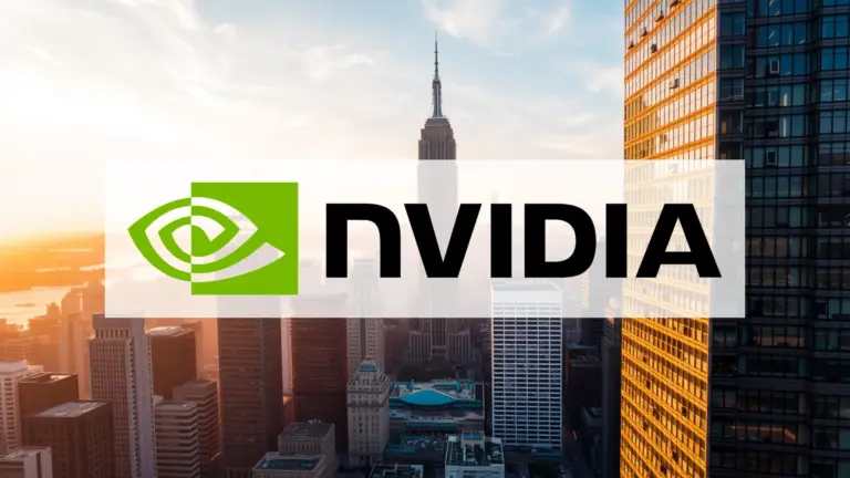 Nvidia franchit le cap historique des 5 000 milliards de dollars Logo et informations de Nvidia
