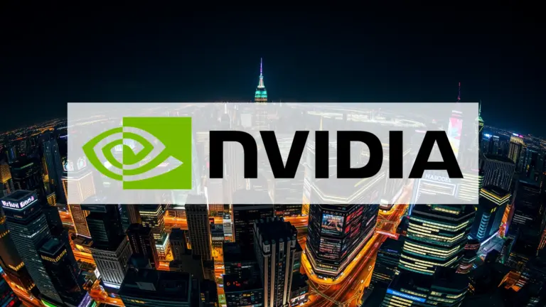 Nvidia : la fin d’une hégémonie sur le marché des puces IA ? Logo et informations de Nvidia