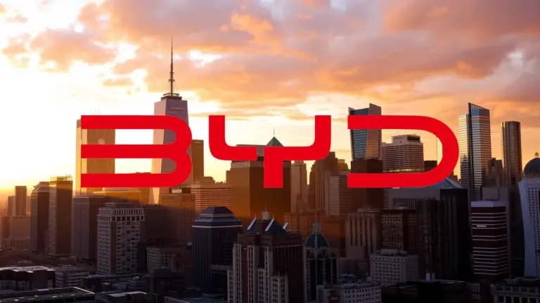 Logo et informations de BYD