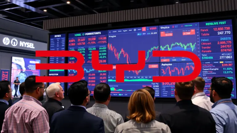 BYD : la chute boursière trouve-t-elle enfin un plancher ? Logo et informations de BYD