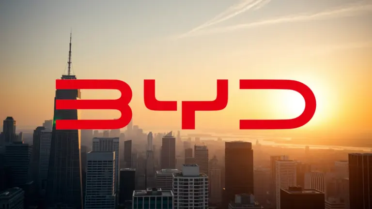 Logo et informations de BYD