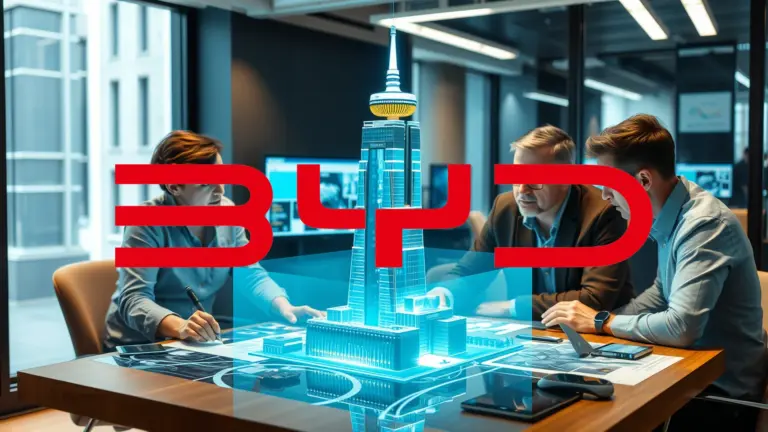 Logo et informations de BYD