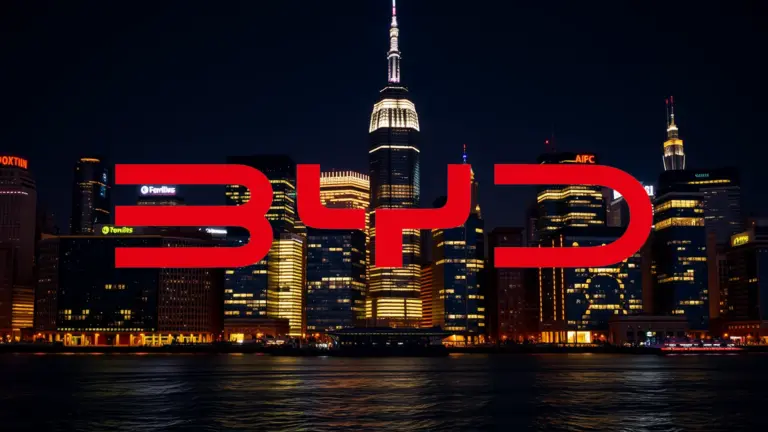 Logo et informations de BYD