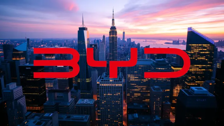 Logo et informations de BYD