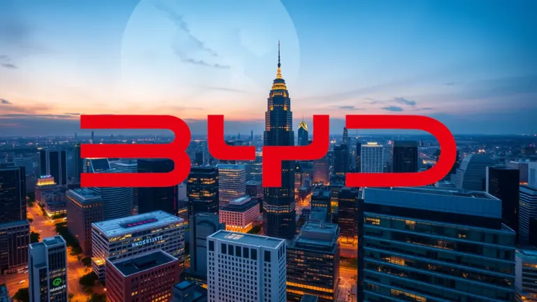 Logo et informations de BYD