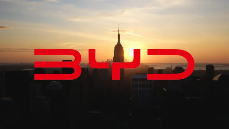 Logo et informations de BYD