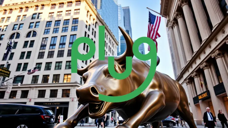 Plug Power : la croissance à l’arrêt face aux réalités financières Logo et informations de Plug Power