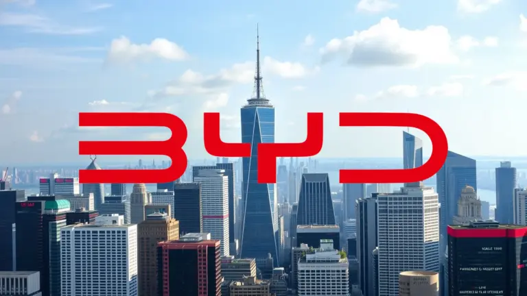 Logo et informations de BYD