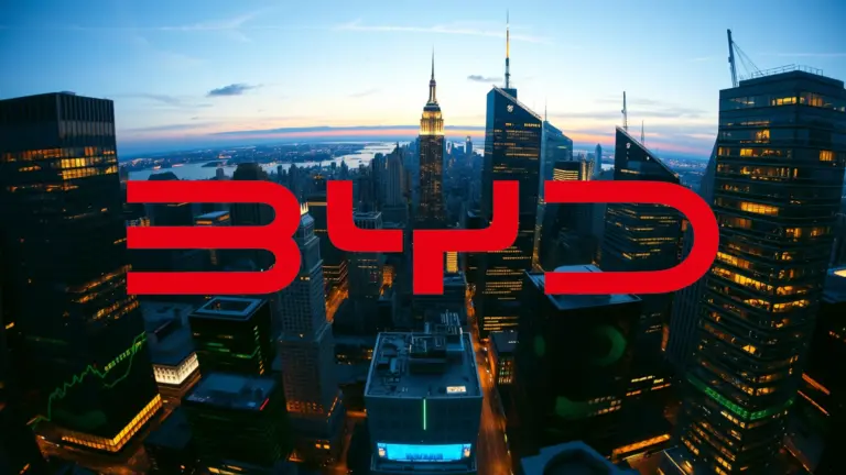 Logo et informations de BYD