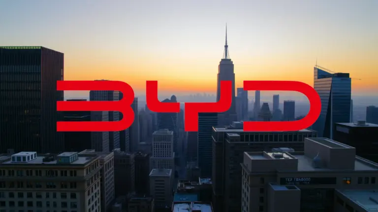 Logo et informations de BYD