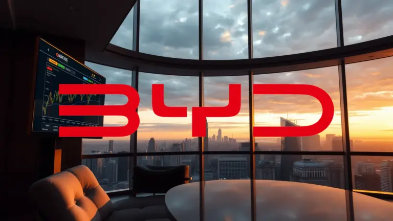 Logo et informations de BYD