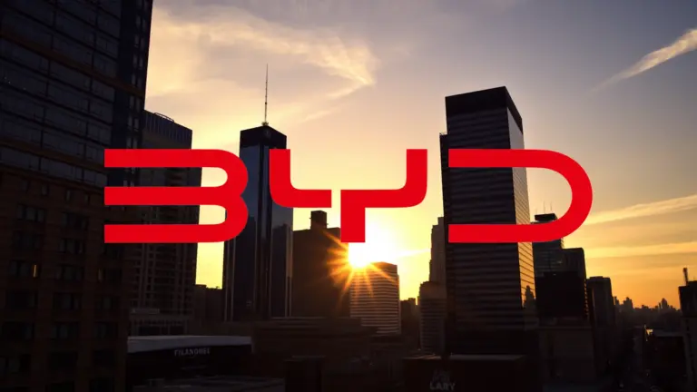 Logo et informations de BYD