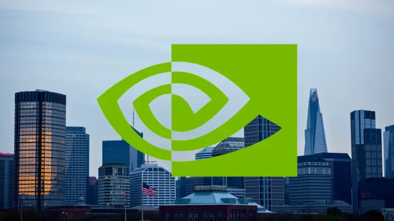 Nvidia : entre avancées technologiques et défis géopolitiques, le point après le CES Logo et informations de Nvidia
