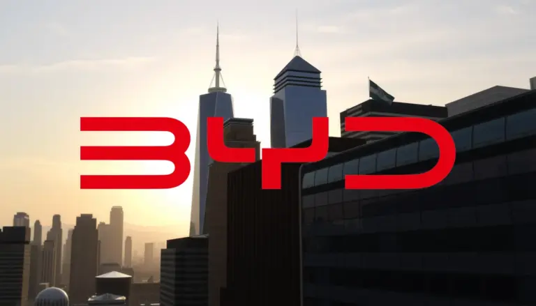 Logo et informations de BYD