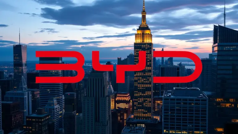 Logo et informations de BYD