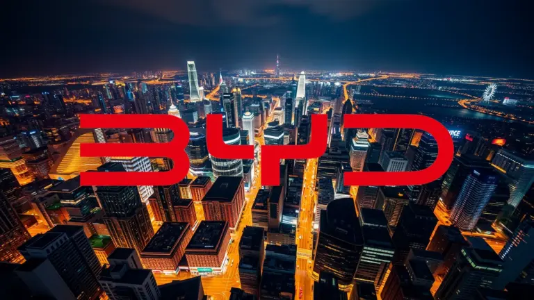 Logo et informations de BYD