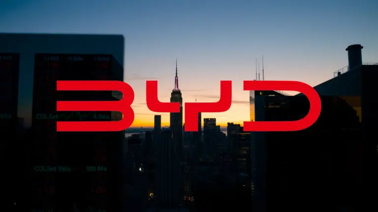 Logo et informations de BYD