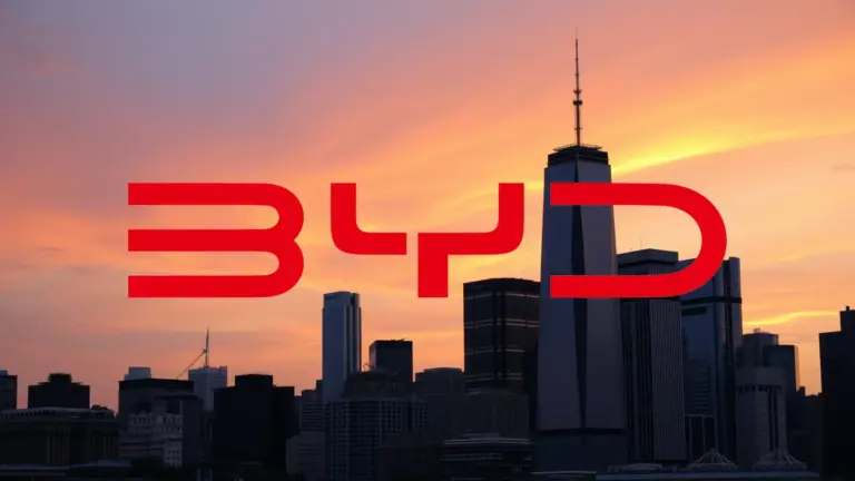 Logo et informations de BYD