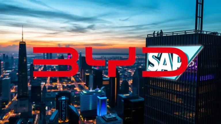 Logo et informations de BYD