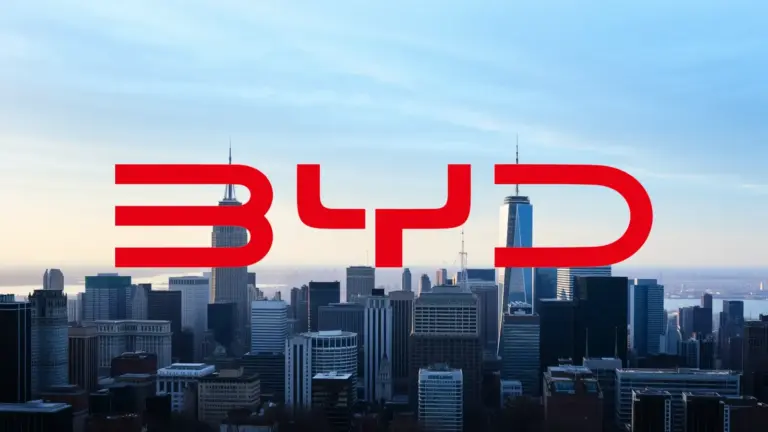 Logo et informations de BYD