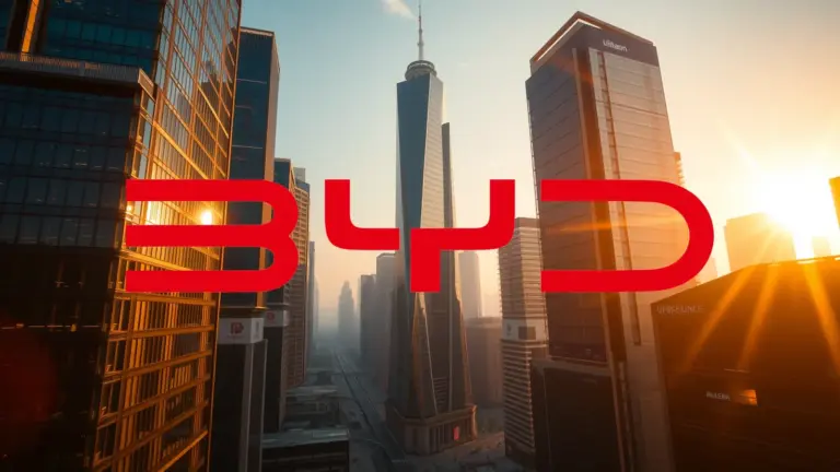 Logo et informations de BYD