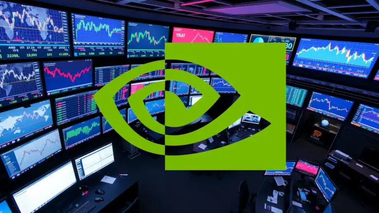 Nvidia : la conférence GTC 2026, un événement clé pour l’industrie de l’IA Logo et informations de Nvidia